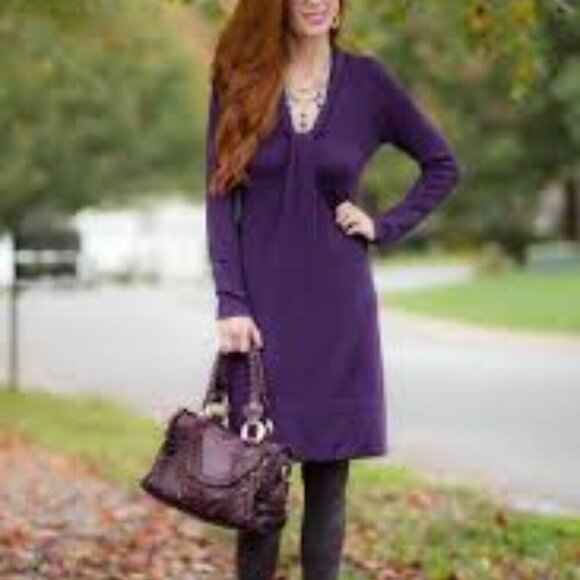 Banana Republic Silk Blend Sweater Dress - Picture 1 of 8